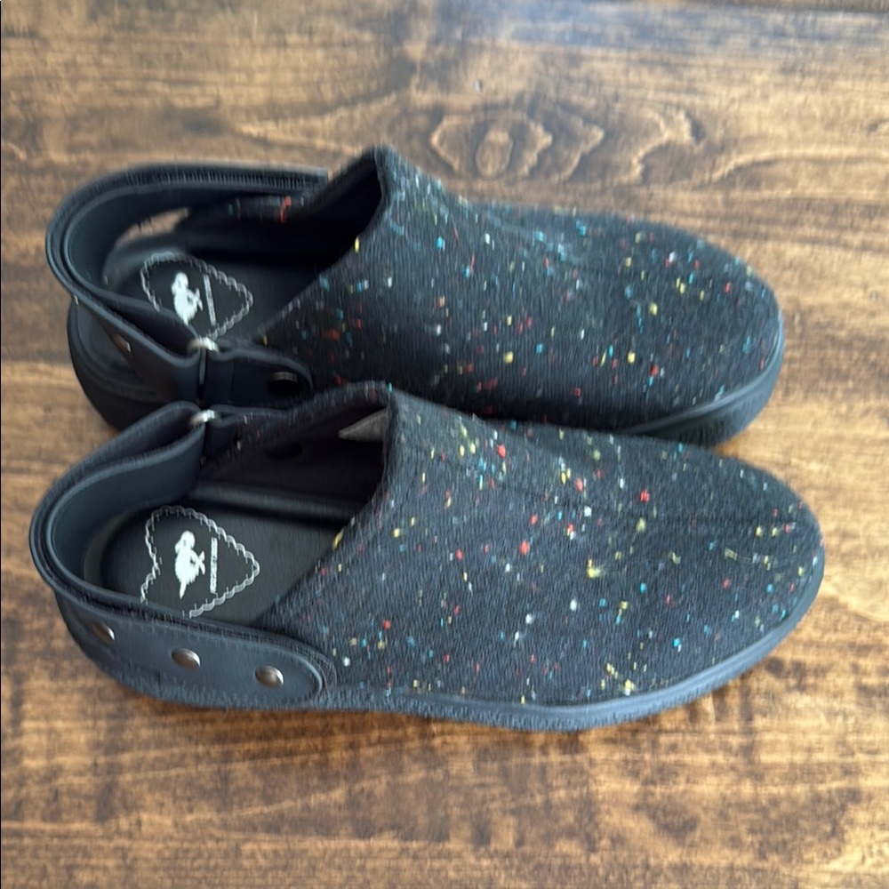 Rocket Dog Women's Adore Black Speckled Clog/Mules Size 7.5